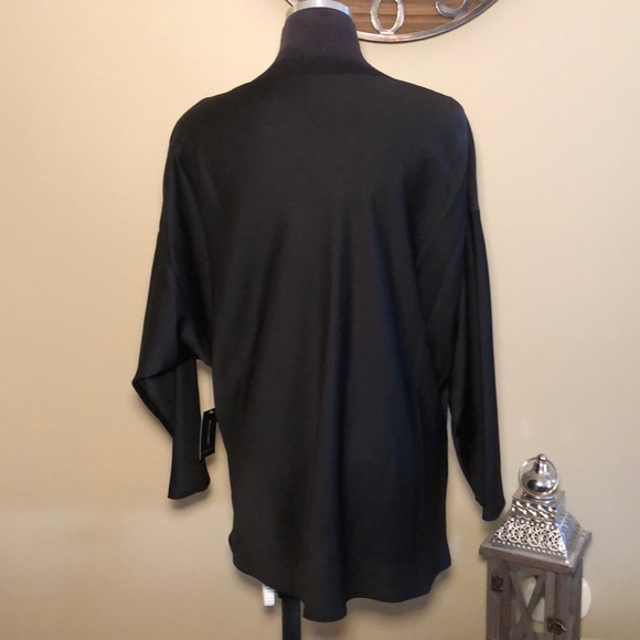 Lord & Taylor black silky top NWT!! - Picture 6 of 6